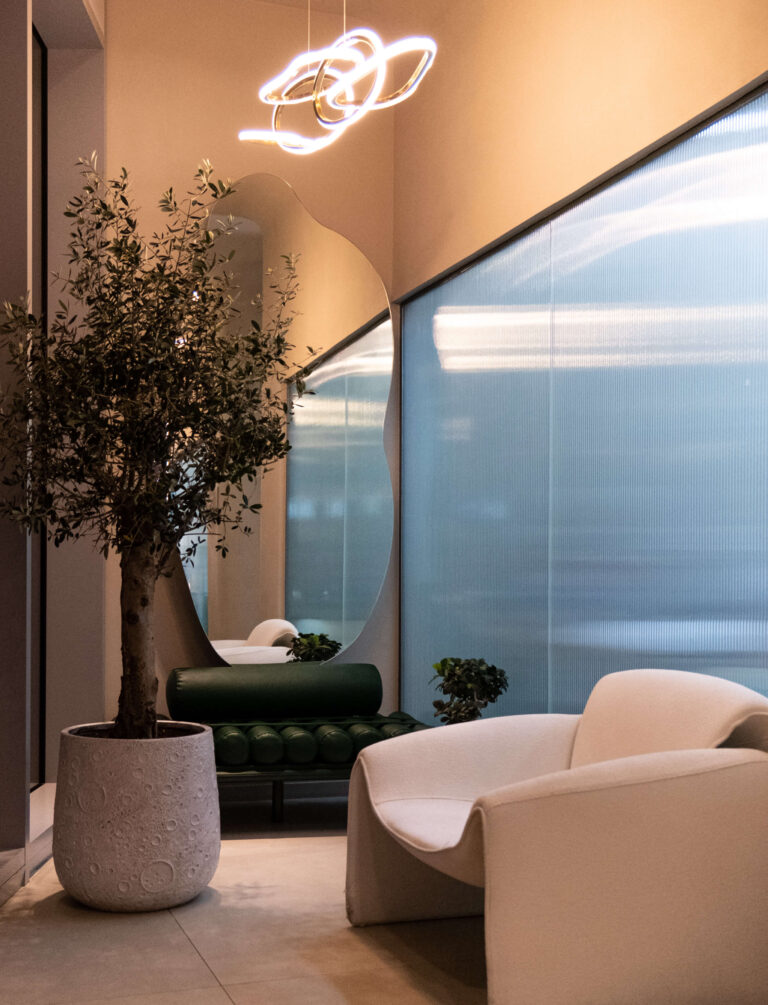 MED YU MED clinic interior on Bluewaters Island, Dubai